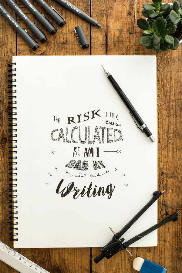 bad at writing